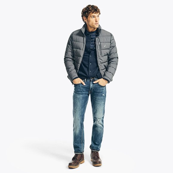 MEN QUILTED PUFFER JACKET NAUTICA - Picture 5 of 11
